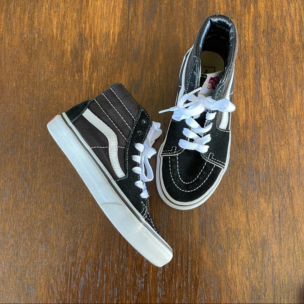Vans Kids Sk8-HI Black size 13.5
